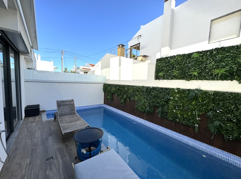 Zwembad begane grond - vakantiehuis Casa Ancora Azul - Fuseta