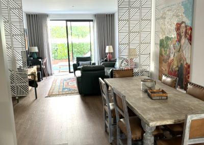 Vakantiehuis Fuseta, woonkamer van een luxe 6-persoons onderkomen in de Oost-Algarve