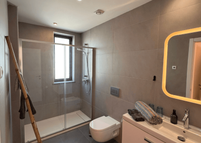 Ensuite badkamer vakantiehuis Casa Ancora Azul - Fuseta